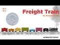 Lagu Freight Train by Donald Crews - animated children's book