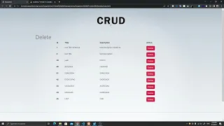 A Simple CRUD operations Web App using API nodejs html css js
