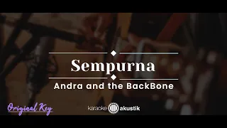 Download Sempurna – Andra and The Backbone (KARAOKE AKUSTIK - ORIGINAL KEY) MP3