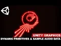 Unity3d Graphics - Creating Dynamic Primitives Spectrum Data and Post-Processing Effects