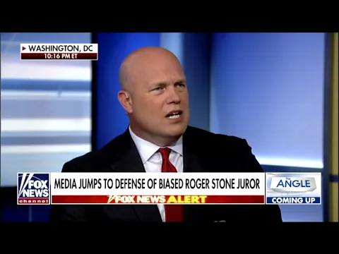 Former AG Whitaker thinks Barr was set up