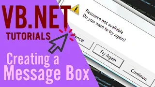 VB NET TUTORIALS Message Box