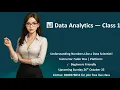 Data Analytics for Beginners Descriptive Statistics Explained with Python Class 1 by Subir Das