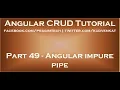 Angular impure pipe