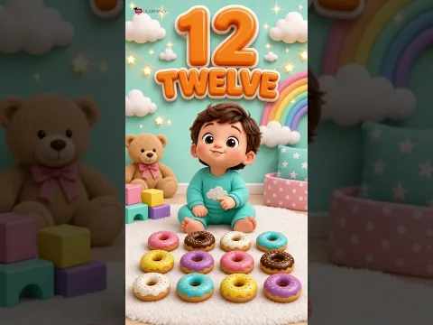 Learn Numbers 1 to 20 with Sweet Treats 🍰🍪 | Counting for Toddlers & Kids #shorts