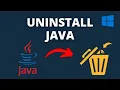 How to Uninstall Java From Windows 10 11