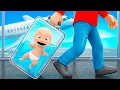 Baby Built a TINY POOL Inside Daddy s Suitcase