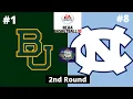 #1 Baylor vs #8 North Carolina - NCAA Basketball 10 Simulation!