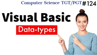 Data types in Visual Basic Visual Basic in Hindi Computer Science Teacher KVS