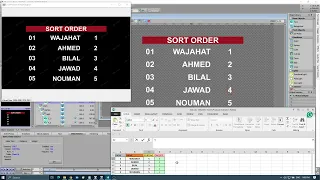 HOW TO SERIES-32 SORTING WITH DATA SHIFT USING DATALINQ and VISUAL LOGIC ROSS XPRESSION