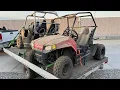 NEGLECTED 2010 POLARIS RANGER RZR 170 WILL IT RUN