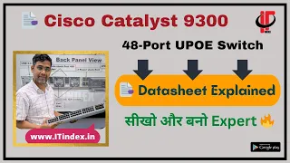 Cisco Catalyst 9300 UPOE 48-Port Switch Datasheet Explained Features Specs Performance