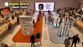 The iPhone 17 Just Dropped Inside APPLE Iconic 5th Avenue Flagship Store New York