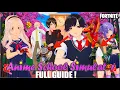 HOW TO COMPLETE ANIME SCHOOL SIMULATOR FORTNITE - ANIME SCHOOL SIMULATOR MAP GUIDE