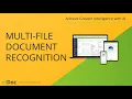 elDoc - Intelligent Document Processing Data capture from multi-file document Use Case