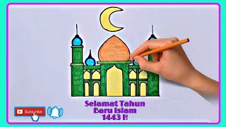 Download SELAMAT TAHUN BARU ISLAM 1443 H | POSTER HIJRIYAH | GAMBAR MASJID MP3