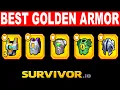 Survivor io Best Golden Armor For F2P - Epic Armor Guide