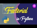 Finding Factorial For Loops Python Projects Python Tutorial