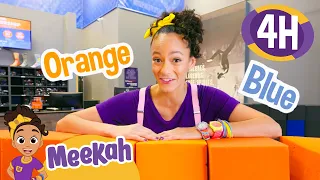 Meekah Sky Zone - Flips 4 HOURS OF MEEKAH Educational s for Kids