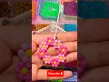 mau bikin apa lagi ya ❤️ #aquabeads #mainananak #stonebeads #mainan #diy #asmr