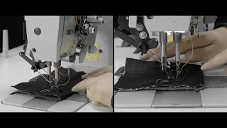 ماكينة خياطة 2 إبرة كروشيه كبير عمود فصل قص فتلة تيـبيـكال Typical ماكينات خياطة 