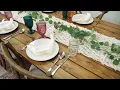 Simple Elements Macrame Table Runner Boho Table Runner