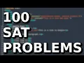 Python 100 SAT Problems in 10 Minutes