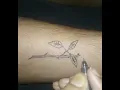 Rose Spider Sword SunFlower Tattoo Tutorial