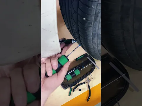 Fixing a rear tire is also an easy task #outdoors #tirerepair #motorcycle #car #michigan #rexpair