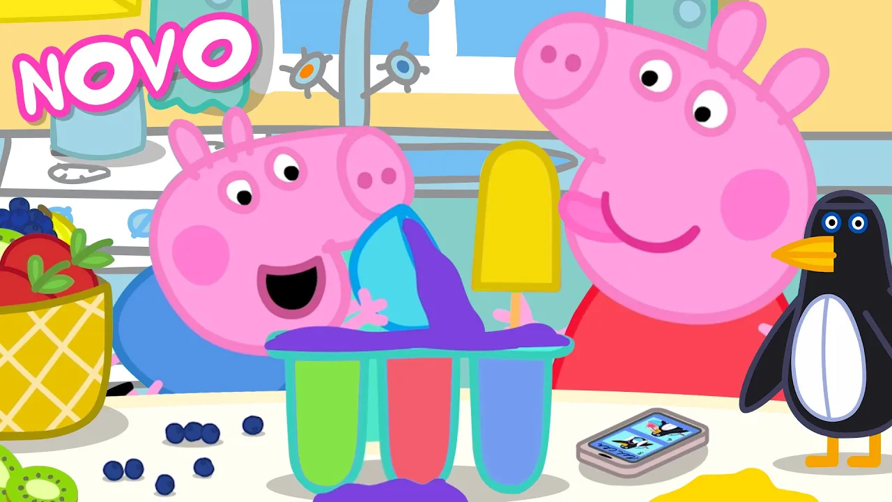 Peppa Pig Português Brasil | Picolé de Raspadinha de Gelo | NOVO Contos da Peppa Pig