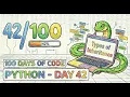 100 Days of Python - Day 42 Types of Inheritance Single Multilevel Multiple Hierarchical