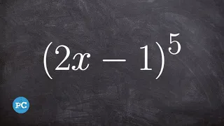 Expanding a Binomial Using Pascals Triangle Pre Calculus