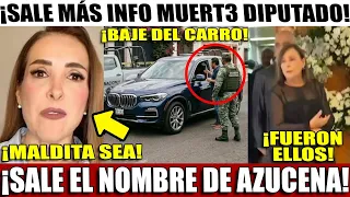 FISCALÍA SUELTA MÁS INFO MUERT3 DIPUTADO ¡PORRO ALITO SALPICA AZUCENA! ESCANDALO