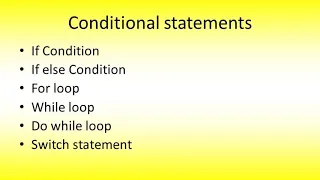 24 conditional statements in javascript
