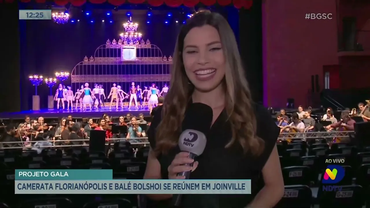 Camerata Florianópolis e Balé Bolshoi se reúnem no Projeto Gala, em Joinville