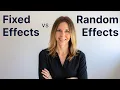 Fixed vs Random Effects Finally Explained