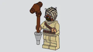 LEGO Instructions | Star Wars | 912283 | Tusken Raider | Magazine Gift