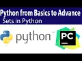 Sets and Sets methods in Python Learn Python from Basics to Advanced Part 5 Azhar Electronics