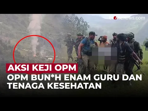 Keji! OPM Bakar Rumah Warga, Enam Guru dan Tenaga Kesehatan Tewas