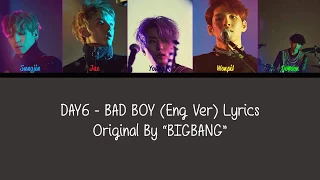 Download DAY6 (Cover) - Bad Boy Eng Ver Lyrics (Color Code) MP3