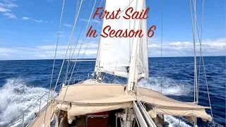 Our first sail in season 6! Off to Dar es Salaam, Tanzania / Sailing Aquarius #128
