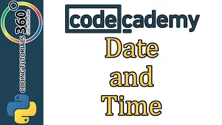 Learn Python with CodeCademy Date and Time