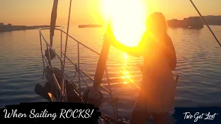 Diving a WW2 PLANE WRECK after a glorious sunrise sail.  This is why we live on a sailboat!