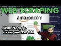 Web Scraping Amazon com with Node js axios and JSDOM