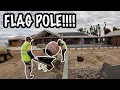 Download Lagu Getting ready for the Flag Pole!!!
