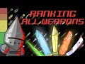 Ranking EVERY Weapon in Castle Crashers - Tier List Compilation