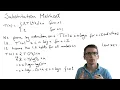 Whiteboard Substitution Method Examples