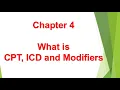 Basics of US Healthcare Chapter 4 - What is CPT ICD and Modifiers