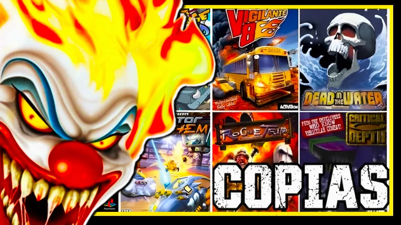 Las COPIAS DESCARADAS de Twisted Metal.