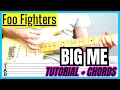 Foo Fighters - Big Me Guitar Cover Lesson Tab Tutorial